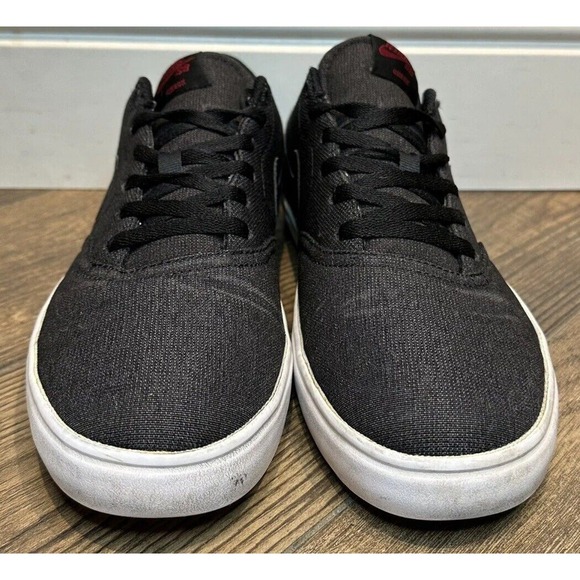 NIKE SB Check Skateboarding Dunk Shoes Black Gray Mens Size 11.5 Fast Shipping - Picture 2 of 12